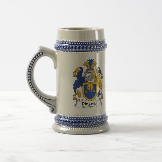 Dingwall Coat of Arms Stein - Family Crest Bierpul (Links)