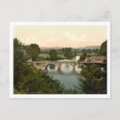 Dinham Bridge I, Ludlow, Shropshire, Engeland Briefkaart (Voorkant)
