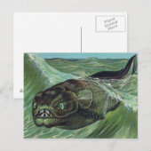 Dinicthys Prehistorische Animal Briefkaart (Voorkant / Achterkant)