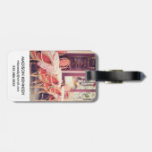 Dining in Paris Al Fresco Bagagelabel (Achterkant horizontaal)