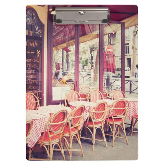 Dining in Paris Al Fresco Klembord (Voorkant)