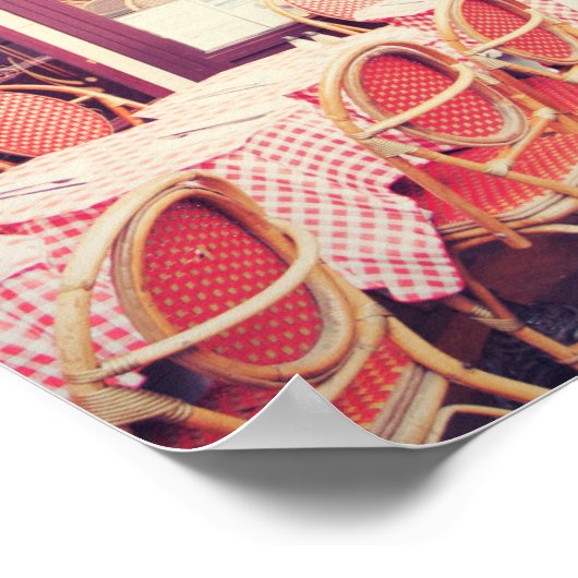 Dining in Paris Al Fresco Poster (Hoek)