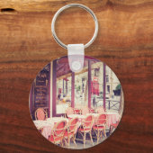 Dining in Paris Al Fresco Sleutelhanger (Voorkant)