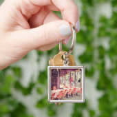 Dining in Paris Al Fresco Sleutelhanger (Hand)