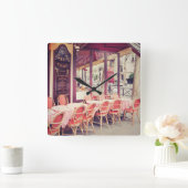 Dining in Paris Al Fresco Vierkante Klok (Huis)