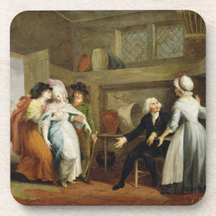 'Dining in the Hayfields' (verrast door de heer Th Bier Onderzetter