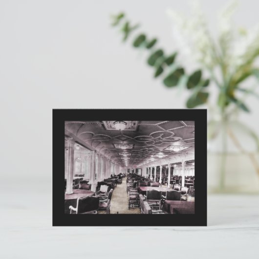 Dining Room Aisle Titanic Briefkaart (Staand voorkant)