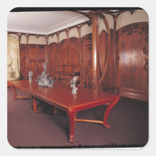 Dining Room van Adrien Benard Vierkante Sticker