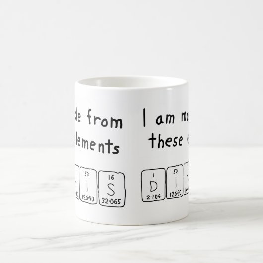 Dinis periodieke lijstnaam mok (Center)