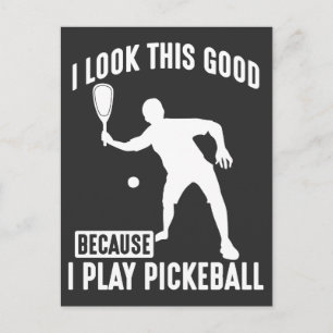 Dink ball Game Kijk goed uit voor Pickleball Playe Briefkaart