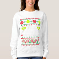 Dink de zalen met Pickleball Ugly Sweater Style