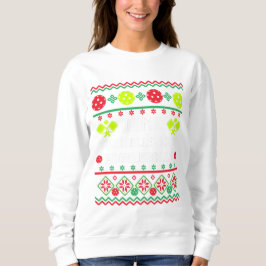Dink de zalen met Pickleball Ugly Sweater Style