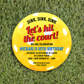 Dink Dink Pickleball Verjaardag Kaart