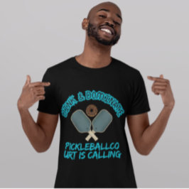 Dink & Dominate Pickleball Donut Sport Graphic T-shirt