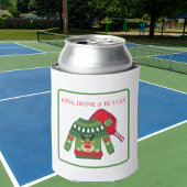 Dink Drink Be Ugly Pickleball Ugly Sweater Paddle Blikjeskoeler