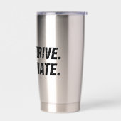 Dink Drive Dominate - Graphic Pickleball Statement Geïsoleerde Drinkbeker (Links)