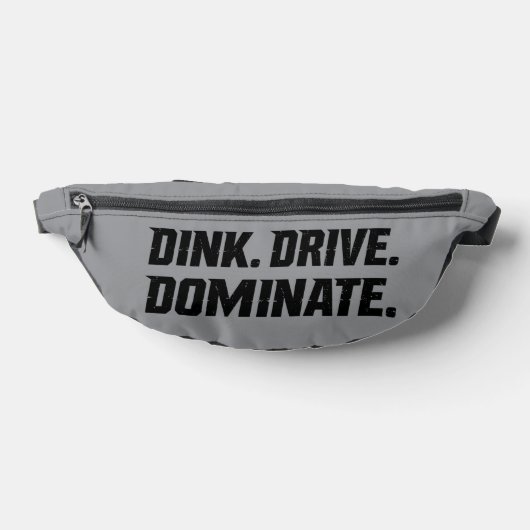 Dink Drive Dominate - Graphic Pickleball Statement Heuptasje (Liggend)