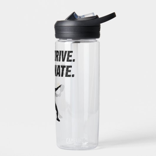 Dink Drive Dominate - Graphic Pickleball Statement Waterfles (Links)