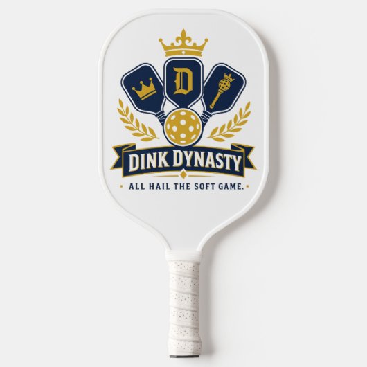 Dink Dynasty - Pickleball Koninklijkheid Paddle (Voorkant)