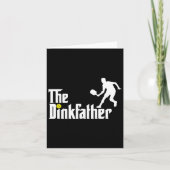 Dink Father Pickleball Dad Funny Pickleball Kaart (Voorkant)