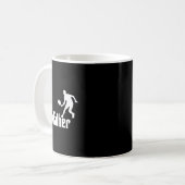 Dink Father Pickleball Dad Funny Pickleball Koffiemok (Voorkant links)