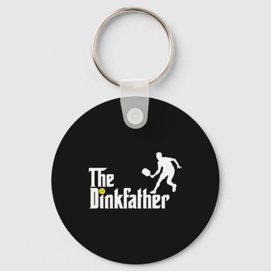 Dink Father Pickleball Dad Funny Pickleball Sleutelhanger (Voorkant)