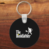 Dink Father Pickleball Dad Funny Pickleball Sleutelhanger (Voorkant)
