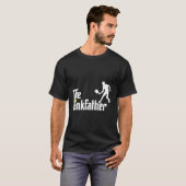 Dink Father Pickleball Dad Funny Pickleball T-shirt (Voorkant volledig)