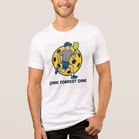 Dink Forrest Dink - Pickleball Tri-Blend Shirt (Voorkant)