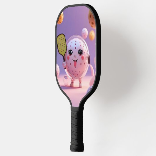 Dink Happens - Minimale Kawaii Pickleball Paddle B (Links)
