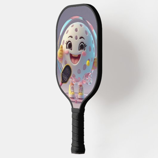 Dink Happens - Minimale Kawaii Pickleball Paddle B (Links)