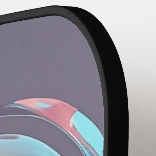 Dink Happens - Minimale Kawaii Pickleball Paddle B (Links Detail)