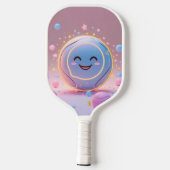 Dink Happens - Minimale Kawaii Pickleball Paddle B (Achterkant)