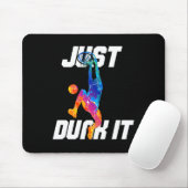 Dink het gewoon! Basketballer Slam Dunk Muismat (Met muis)