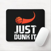 Dink het gewoon! Basketbalspeler Slam Dunk Gift Muismat (Met muis)