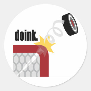 Dink Hockey Ronde Sticker