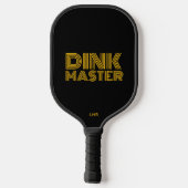 Dink Master Grappige Pickleball Paddle (Achterkant)