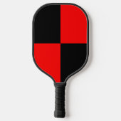 Dink n Go Nuts Pickleball Red zwarte controleur Pickleball Paddle (Achterkant)