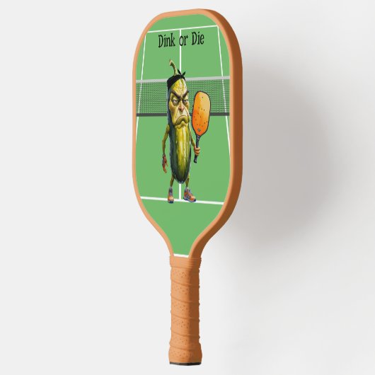 Dink of Die Funny Dill Pickleball Paddle (Links)