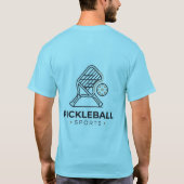 DINK OR DIE: Explosive Pickleball T-Shirt (Achterkant)