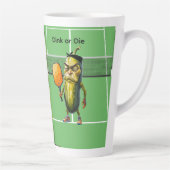 Dink or Die Pickleball Latte Mok (Rechts)