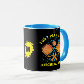 DINK Pickleball NIET IN DE KITCHEN. Mok (Voorkant rechts)