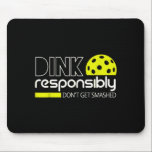 Dink responsibly funny for pickleball player men muismat<br><div class="desc">Dink responsibly funny for pickleball player men women  | Mousepad .Dink responsibly funny for pickleball player men women  A clean aesthetic designed for everyday appeal. Designed with a focus on visual clarity.</div>