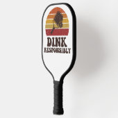 Dink Responsibly Funny Pickleball Paddle (Links)