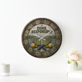 Dink Responsibly Pickleball Paddle Grote Klok (Huis)