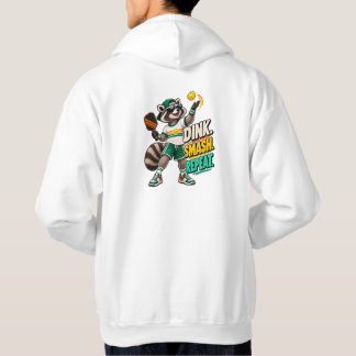 Dink Smash Repeat Wasbeer Pickleball Hoodie