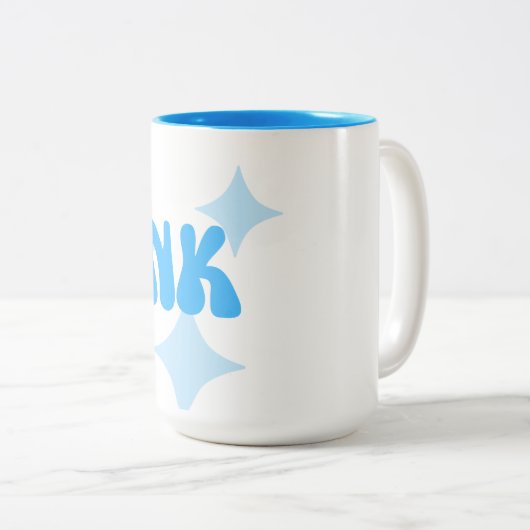 DINK TWEEKLEURIGE KOFFIEMOK (Voorkant rechts)