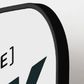 "Dink verantwoord" Pickleball Paddle (Links Detail)