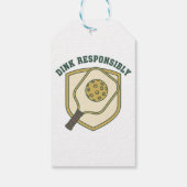 Dink Verantwoordelijk Cadeaulabel (Achterkant)