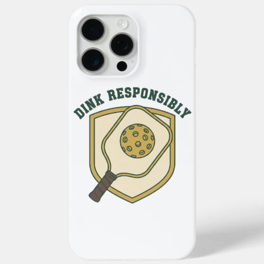 Dink Verantwoordelijk Case-Mate iPhone Case (Achterkant)